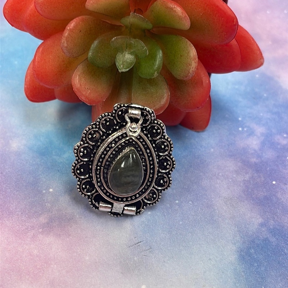 Labradorite Poison ☠️ Ring - Picture 2 of 15